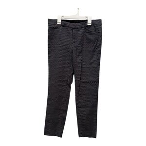 Banana Republic Sloan Trouser Pant Patterned Size 6